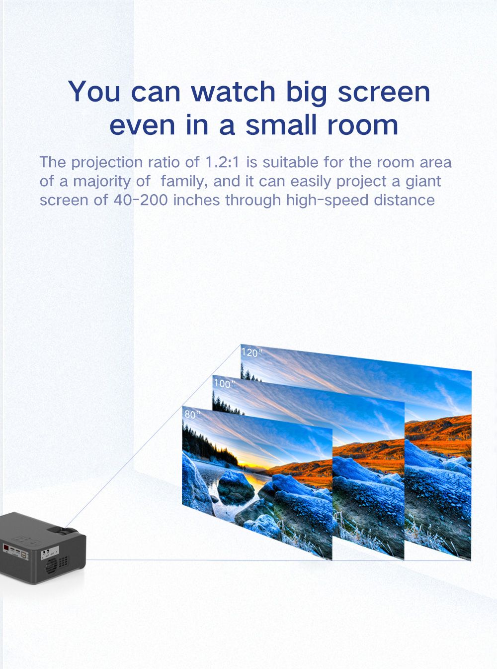 [5500 High Brightness 1080P Projector] OEM ODM Factory Native 1080P 4K LED LCD Full HD Portable Home Theater Overhead Projectors