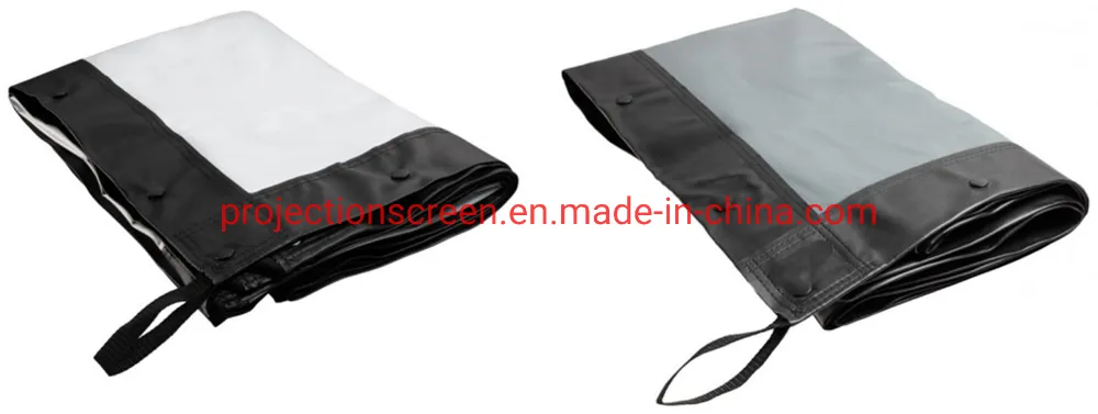 100 Inch Portable Fast Folding Screen 4K Ultra HD 3D Outdoor Indoor Projector Screen 16: 9 with Stand Bracket