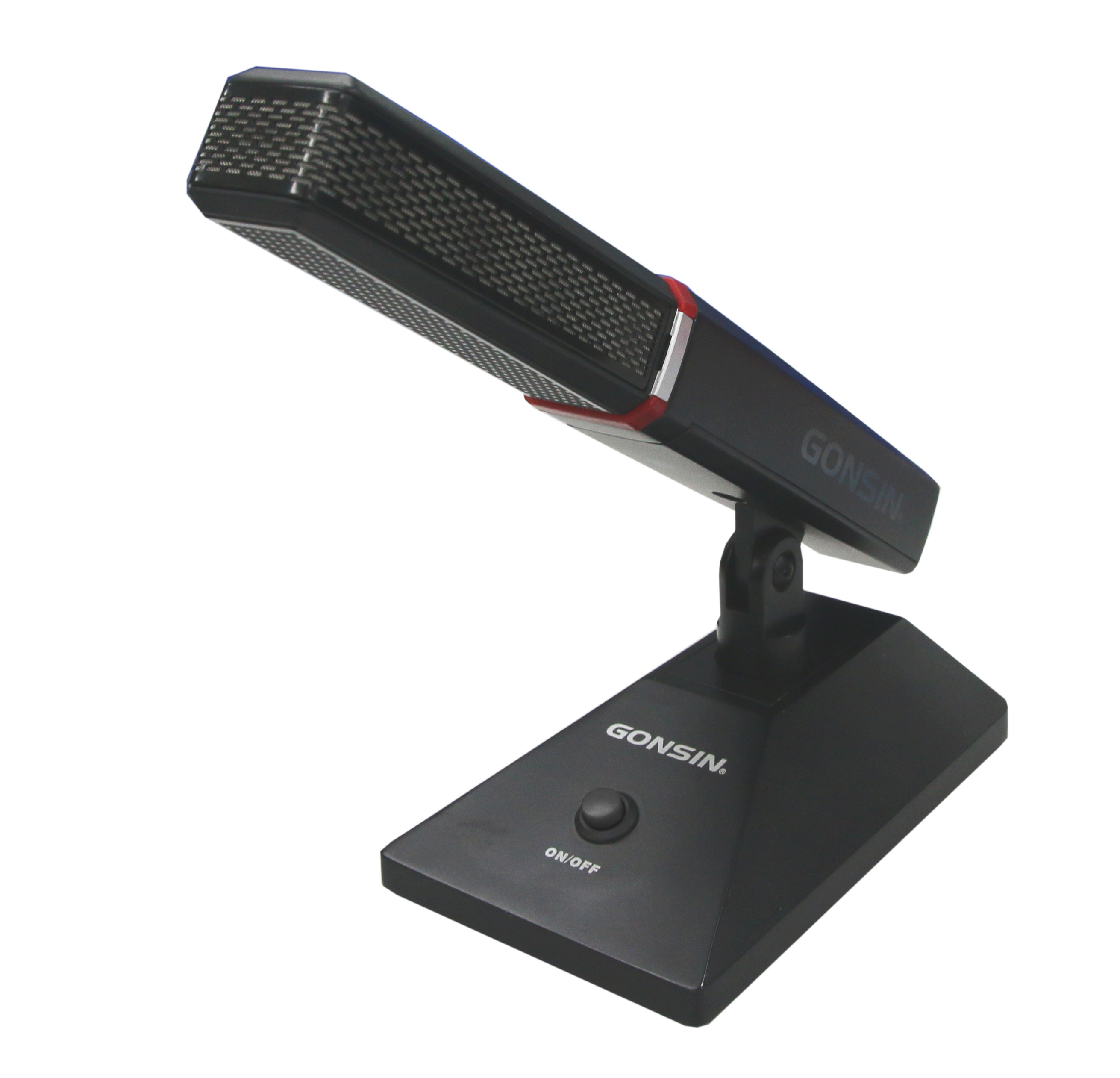 2021 Hot Best Price Quality Desktop Rectangular Columnar Professional Wired Condenser Conference Microphone with Touch Switch