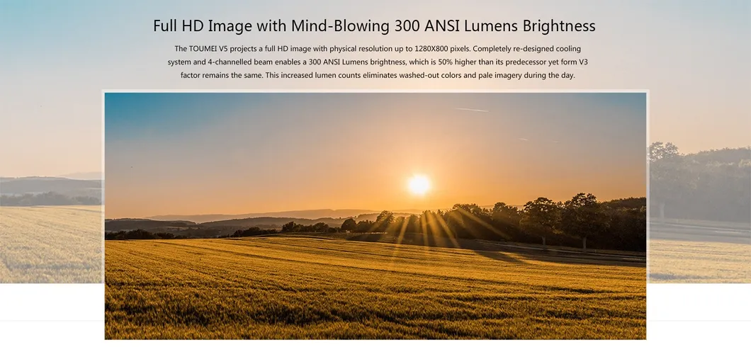 2021 Popular Portable 3D Mobile Phone DLP Projector 3D Bt WiFi 4K Mini Projector for Home/Office