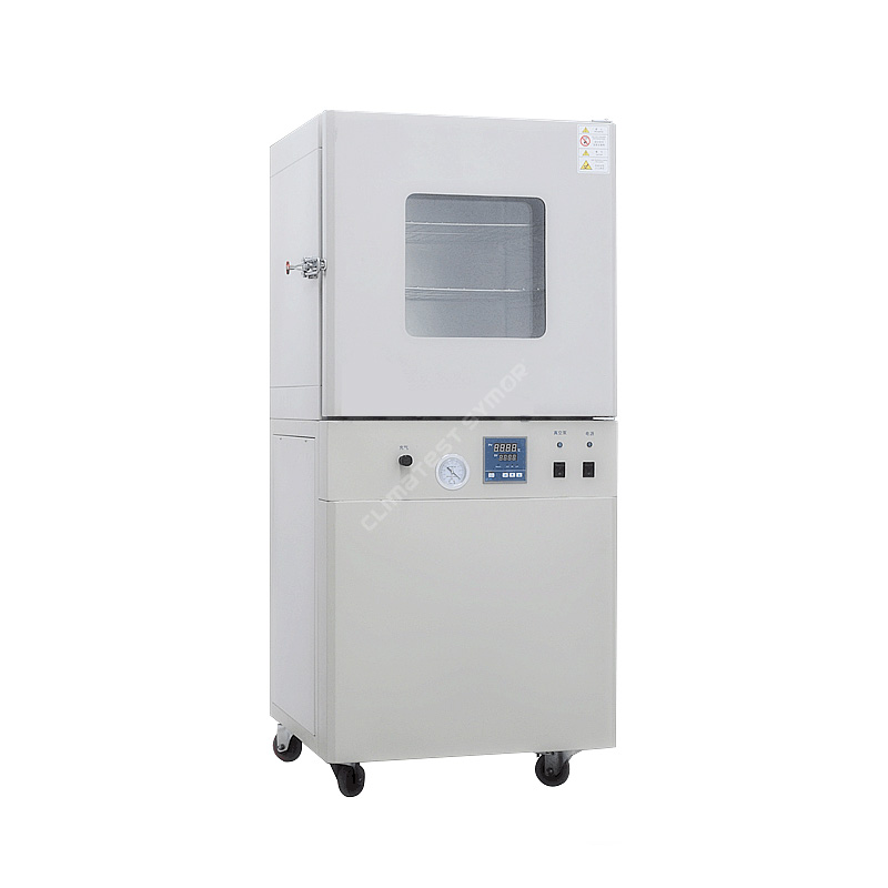 What is the maximum temperature range achievable in a modern laboratory vacuum oven