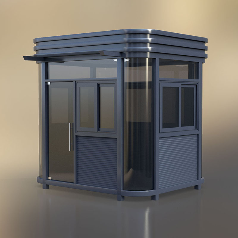 Does a stainless steel toll booth require special foundations compared to traditional booths