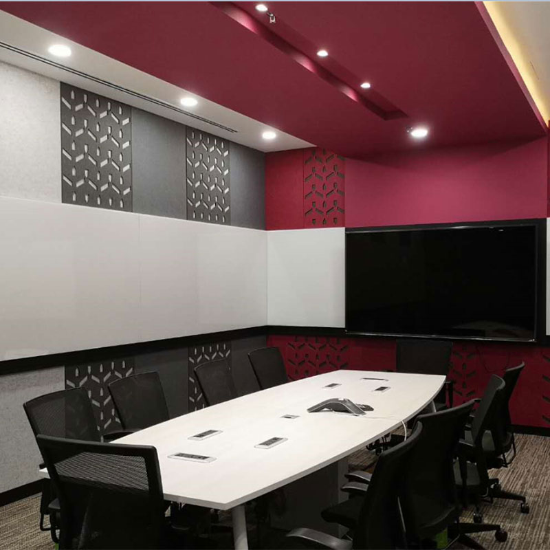 How effective is PET acoustic fibre panel at reducing echo in open plan offices
