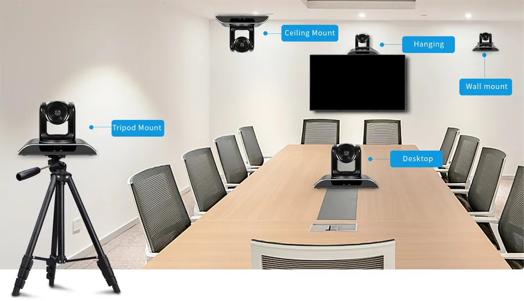 3G-SDI HDMI USB PTZ Broadcast & Live Streaming Camera 20X Optical Zoom Video Conference Camera
