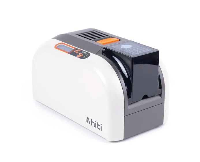 400 Prints Ymcko Ribbon Included Hiti CS-200e Desktop Cr80 Plastic ID Card Printer