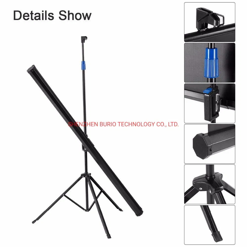 60′ -150" High Quality Projector Screen with Tripod Stand