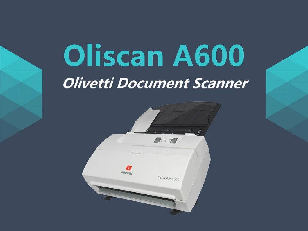 600dpi High Speed Color Duplex Ocr A4 Document Scanner with Micr Reader (A600)