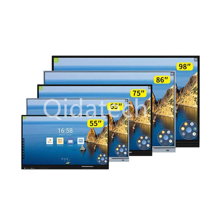 75inch 86 Inch Capacitive Touch Screen All in One PC Smart Blackboard Interactive Writing Board for Education Use