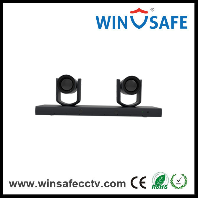 Amc-G200t Dual Speaker Voice Tracking Camera USB SDI HDMI IP Video Conference PTZ Camera