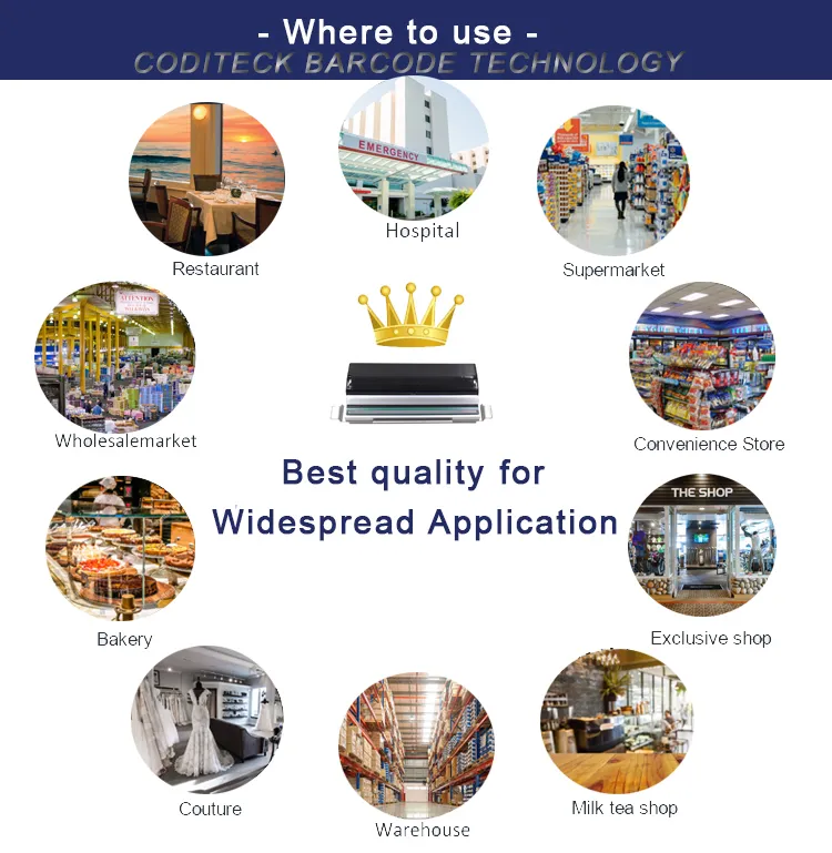 Avery Dennison 6404 Industrial Label Printer High Yield