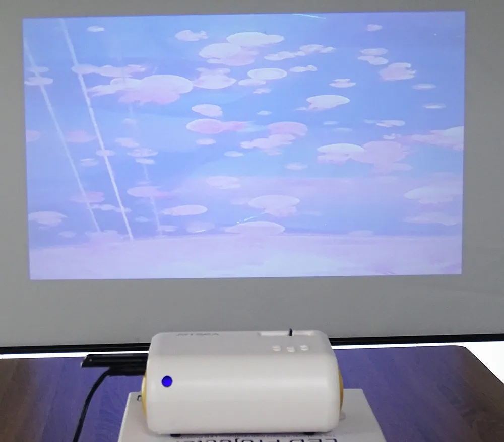 Best Home Theater Mini LCD Projector with 30000 Hours LED Light