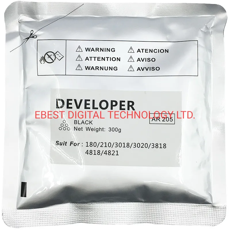 Black Developer Ar205SD for Sharp Ar-3020d 3818s 3818n 3821d 4020dz 4818s 4818sz