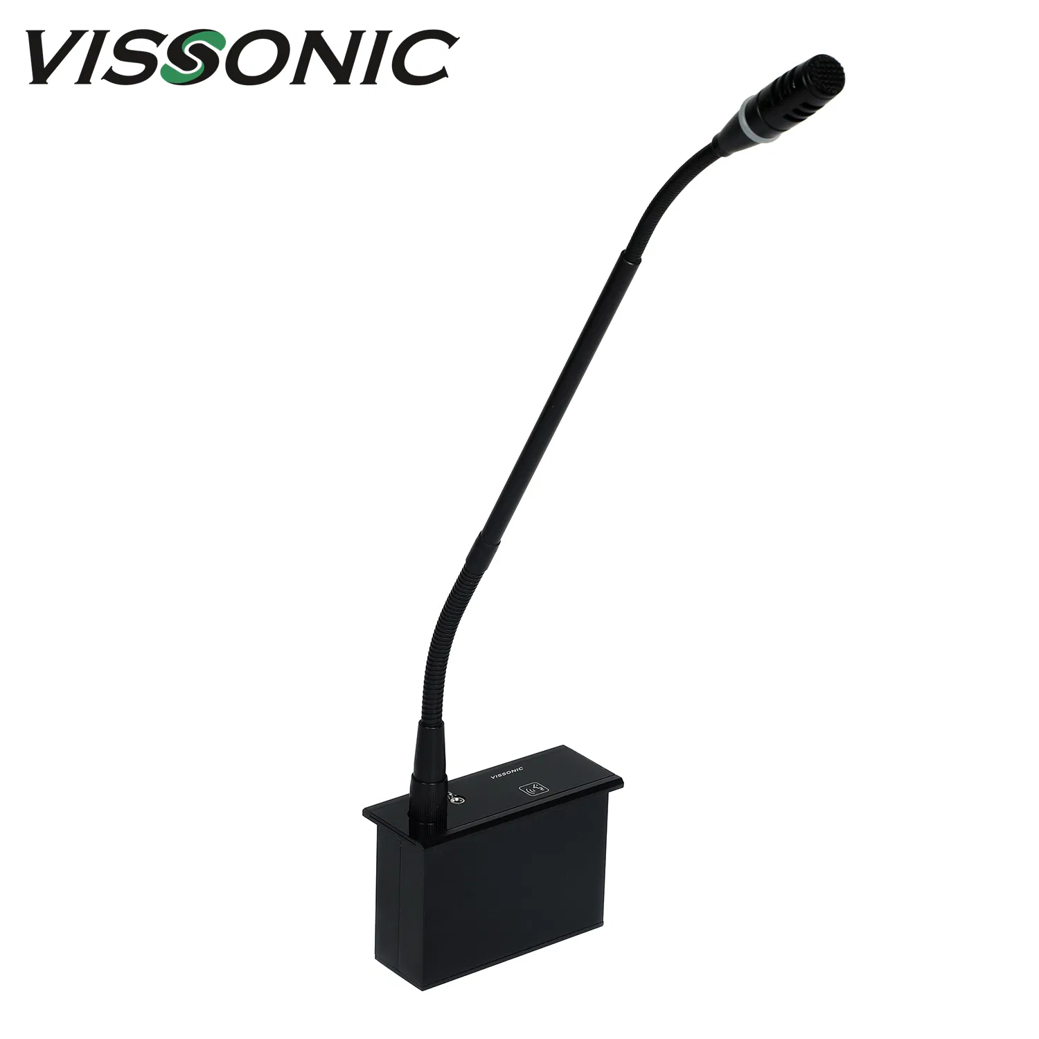 Cat5 Wired DSP Conference System Flush Mount Gooseneck Microphone with Earphone for Delegate Unit