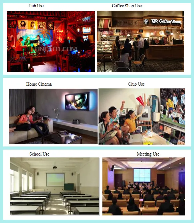 Cre LCD LED Professional Education Projector