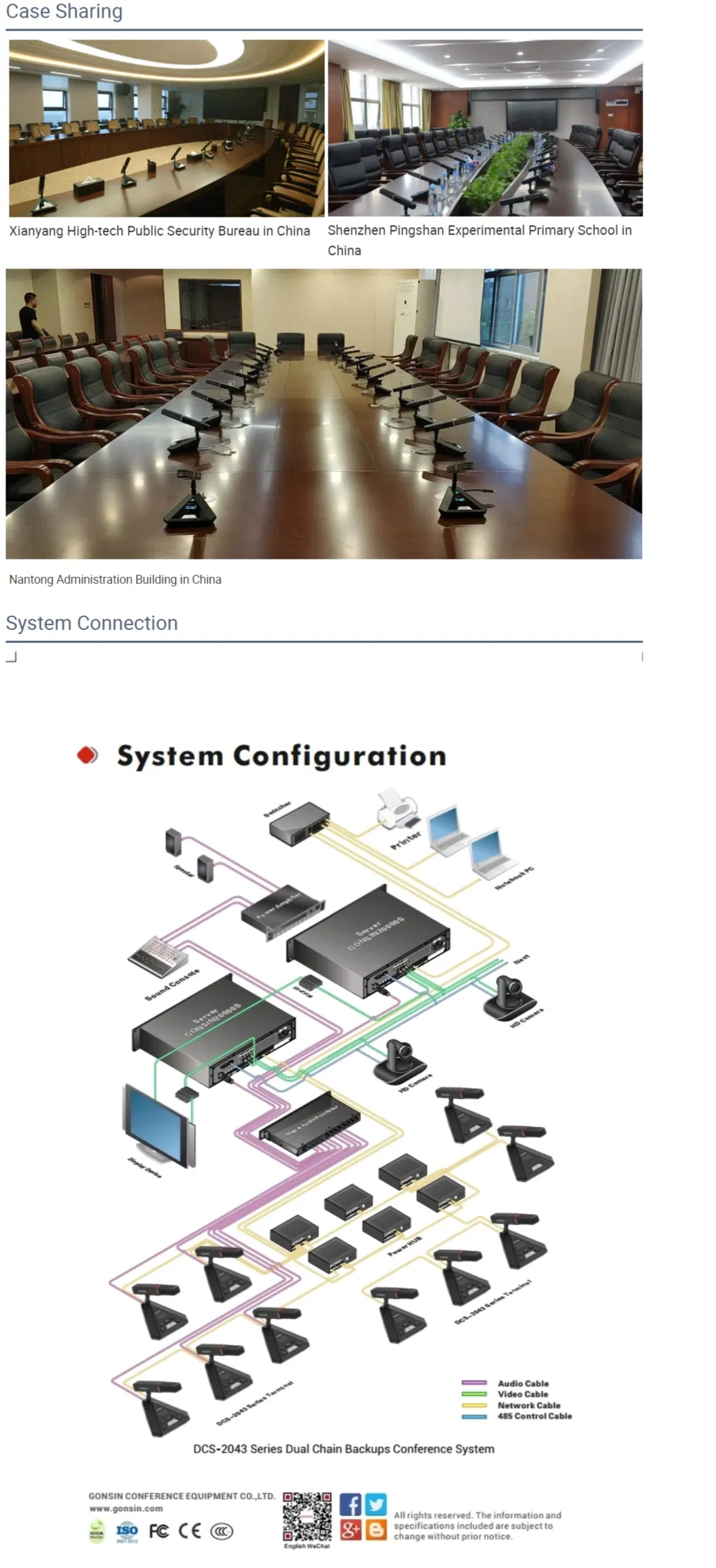 Desktop Microphones Conference Communication Microphone with Voting Simultaneous Interpretation