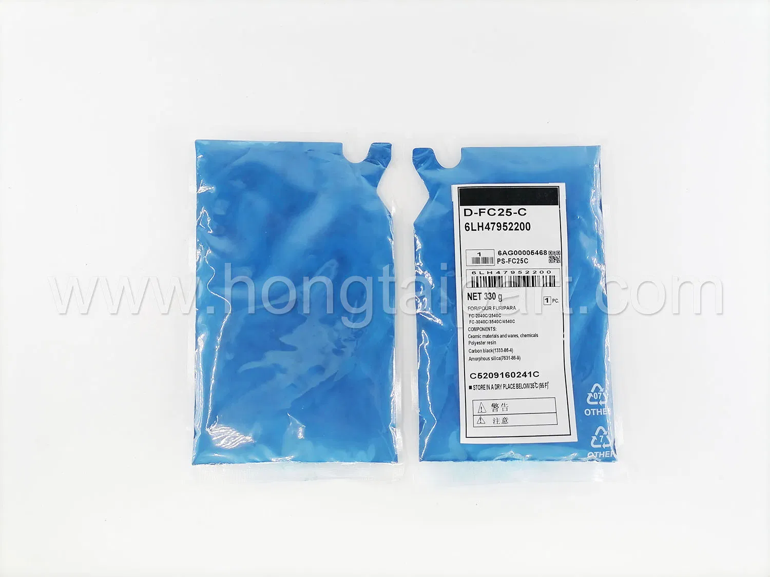 Developer for Toshiba Original 6lh47952200 (D-FC25-C) Cyan