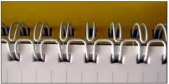 Double Loops Notebook/Exercise Book/Table Calendar Wire Coil Spiral Comb Binding Machine
