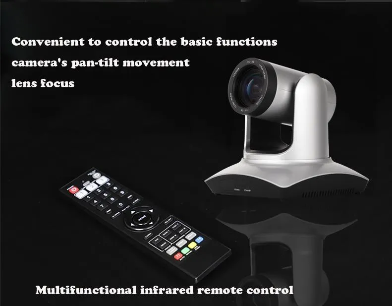 FHD 1080P Video Conference PTZ Camera Webcam Optical Zoom 12X Auto Tracking Webcam