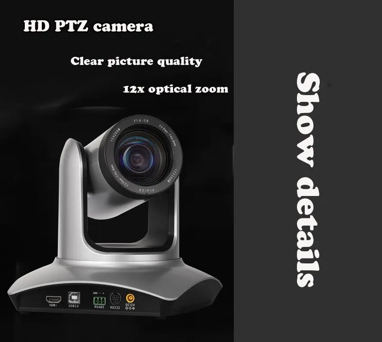 FHD 1080P Video Conference PTZ Camera Webcam Optical Zoom 12X Auto Tracking Webcam