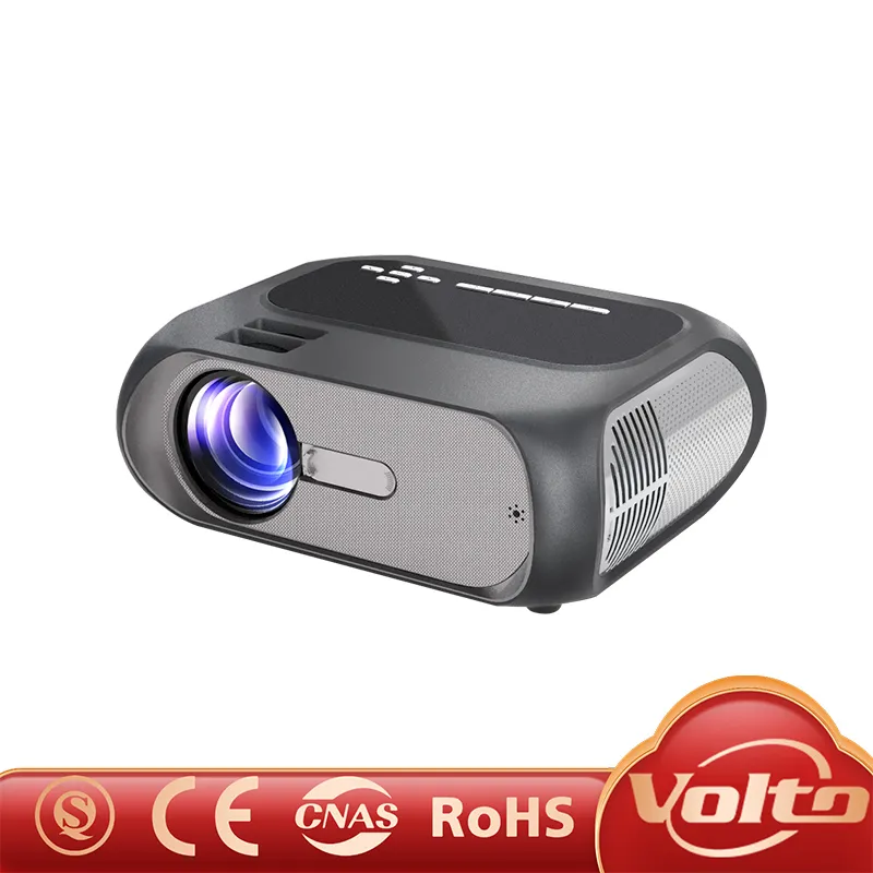 Full HD 1080P Support Fro Wireless Miracast Mini Projector for Home Entertainment