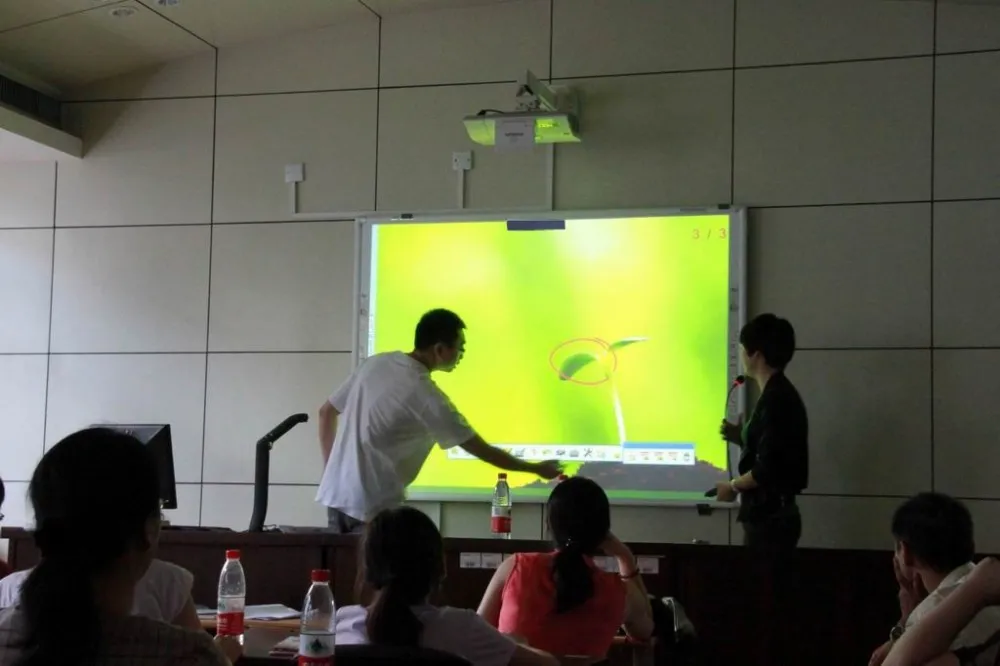 High Positioning Accuracy Finger Touch Interactive Whiteboard FT6