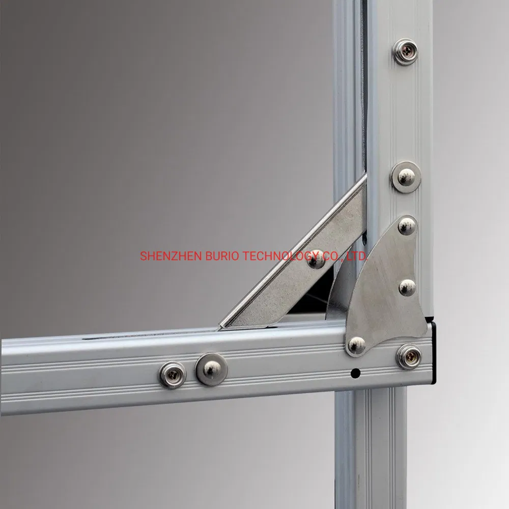 High Quality Fast Fold 6′ X8′ Projector Screen Rear & Front Projection Easy Folding Screen with Flight Case