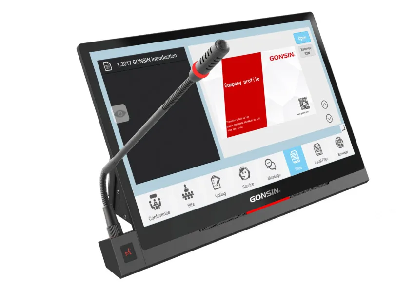 Intelligent All in One Touch Screen Paperless System for Senimar with Microphone