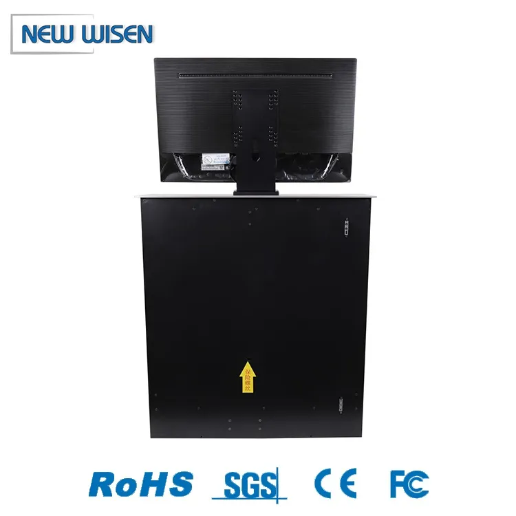 Intelligent Electric Desktop Monitor LCD Lift System for Conference System