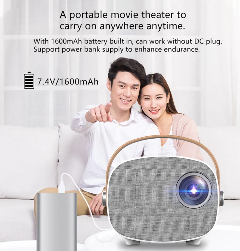 LCD LED Lamp Projector 800lumens 800*480 Support 1080 23 Languages Gorgeous Portable Cinema Home Movie