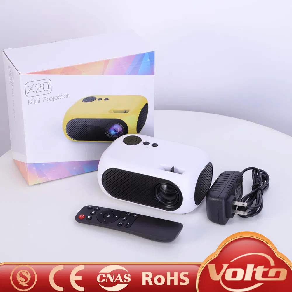 LCD Smart Home Theater Logo Pocket Portable 4K Android Video Mobile Phone Mini LED Projector 1080P