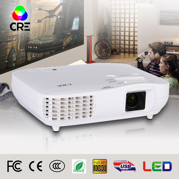 LED 1920*1080 1080P Video Projector