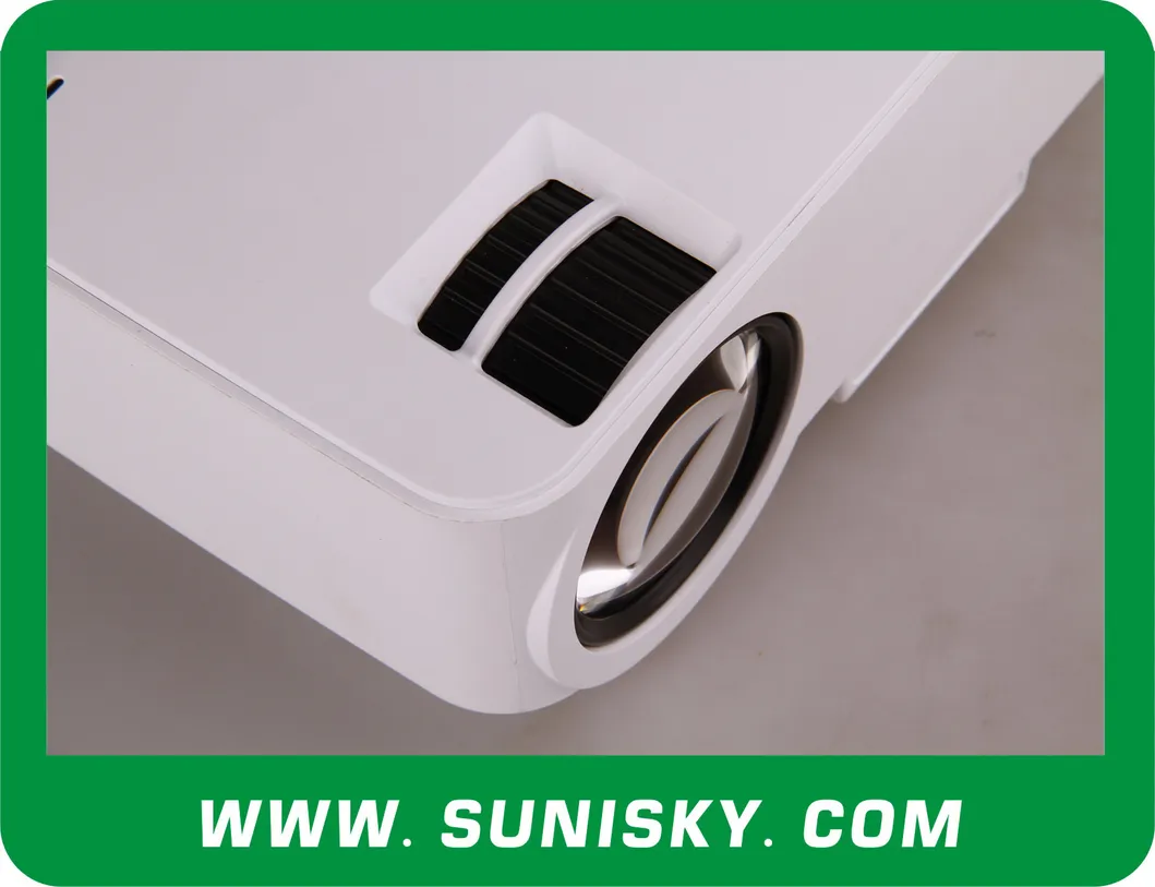 Mini Projector 1000 Lumens LCD Portable Video Projectors for Training (SMP8200B)