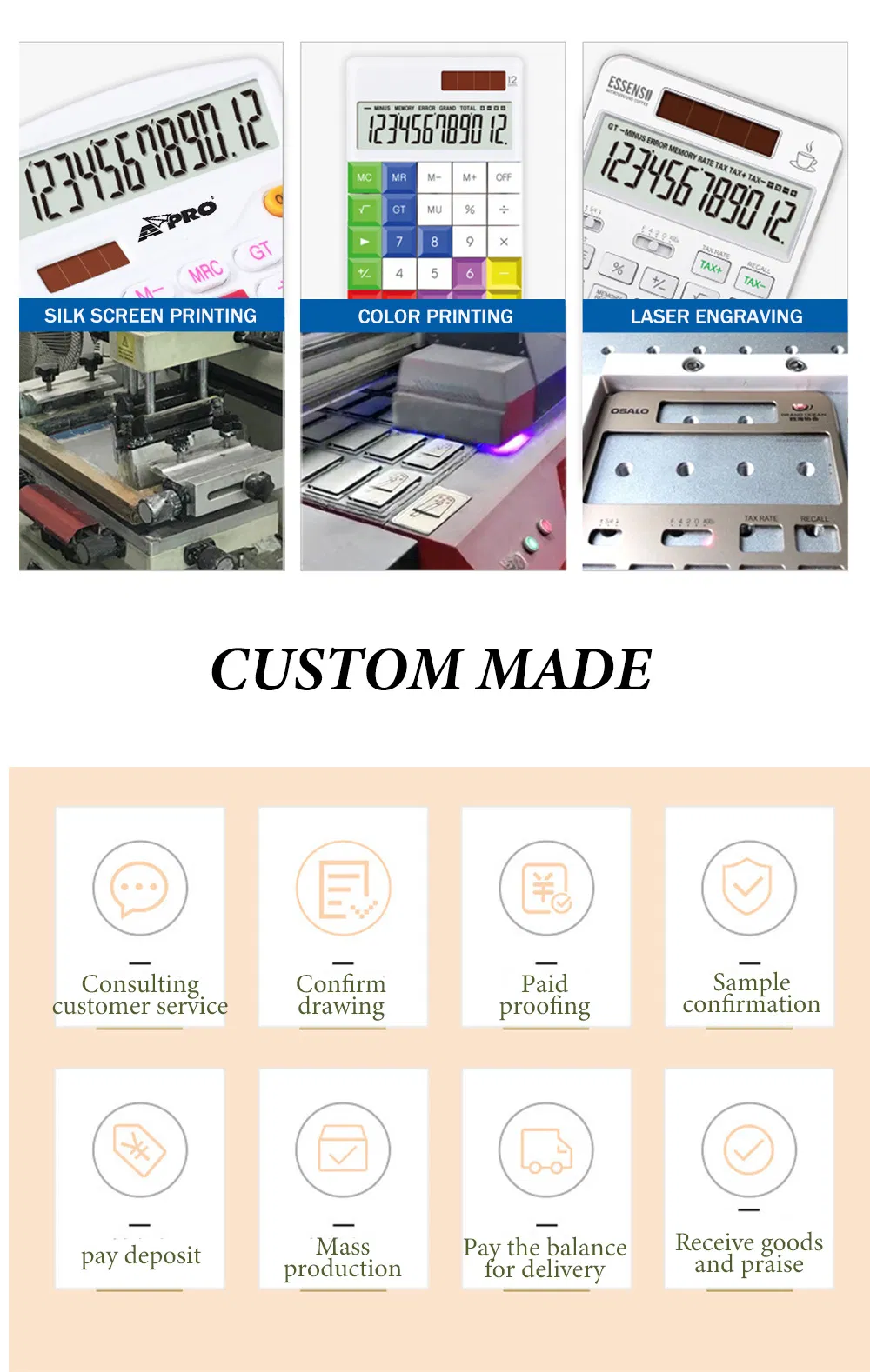 Multi-Functional Electronic Desktop Student Educational High-Tech Scientific Calculator