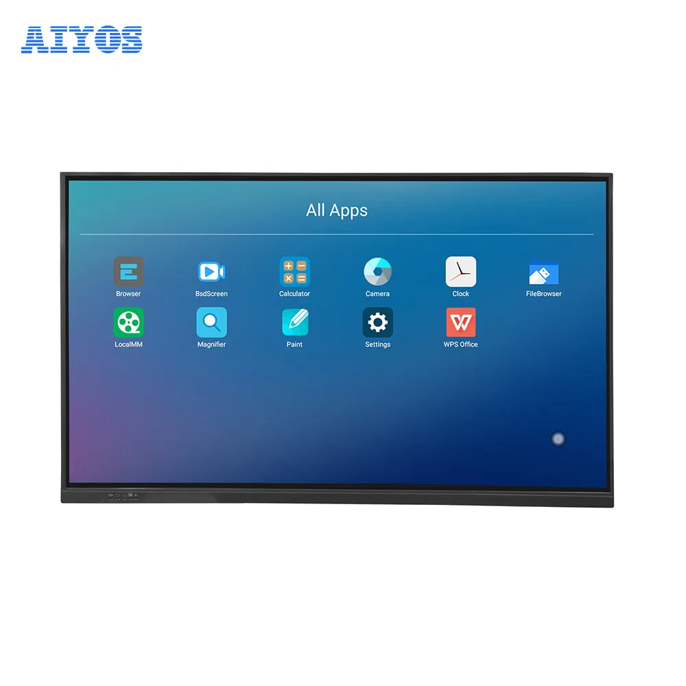 Office Supply LCD Display Touch Screen Writing Whiteboard Portable Interactive Smart Board 55 Inch