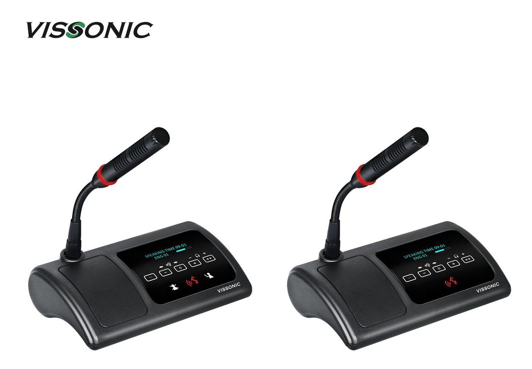 OLED 5g WiFi Wireless Digital Discussion Voting Delegate Pluggable Microphone