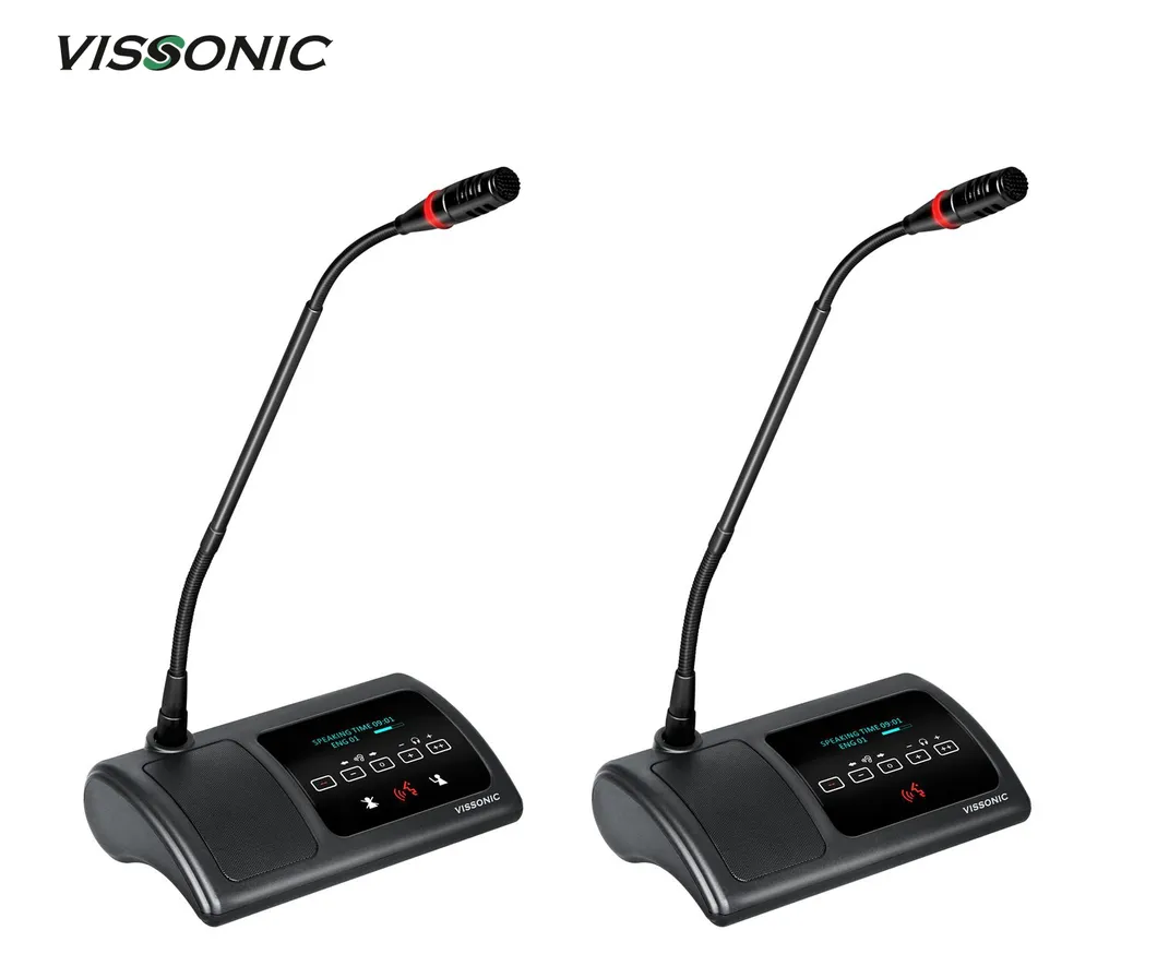 OLED Wired Digital Vote Microphone for Chairman/Delegate Unit