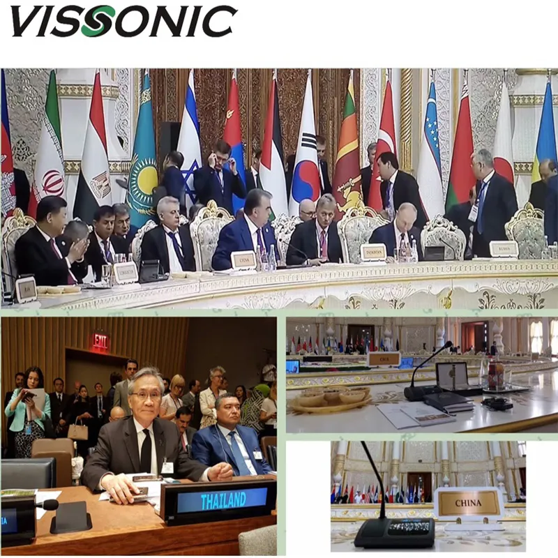 OLED Wired Digital Vote Microphone for Chairman/Delegate Unit