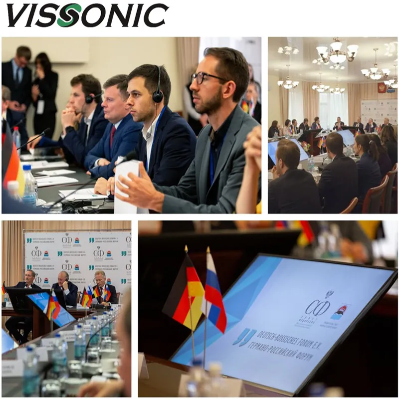 OLED Wired Digital Vote Microphone for Chairman/Delegate Unit