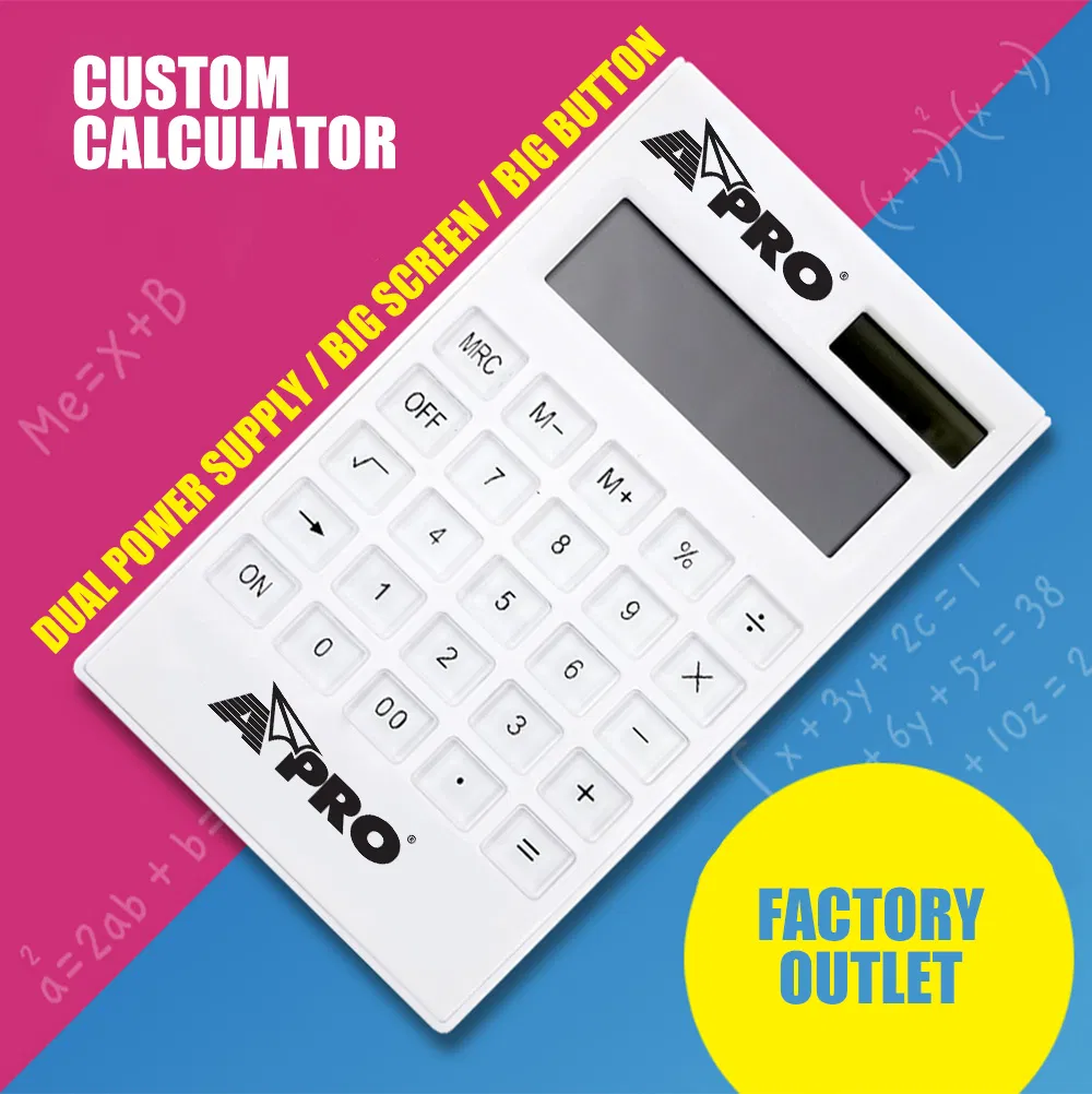 Promotional School Office Business Stationery Examination 12 Digits Battery Mini Scientific Calculator for Student