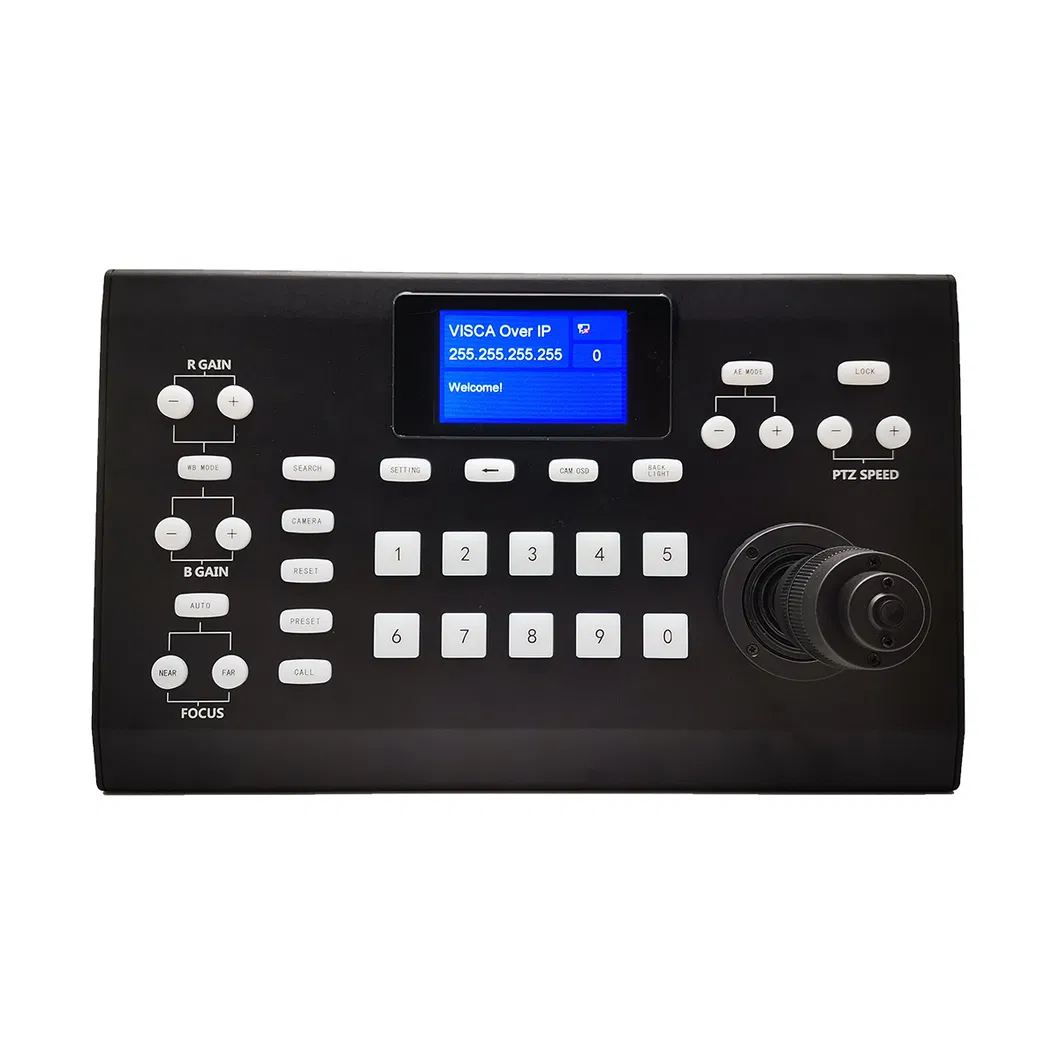 PTZ Controller Keyboard 35keys Glowing Audio Conference System