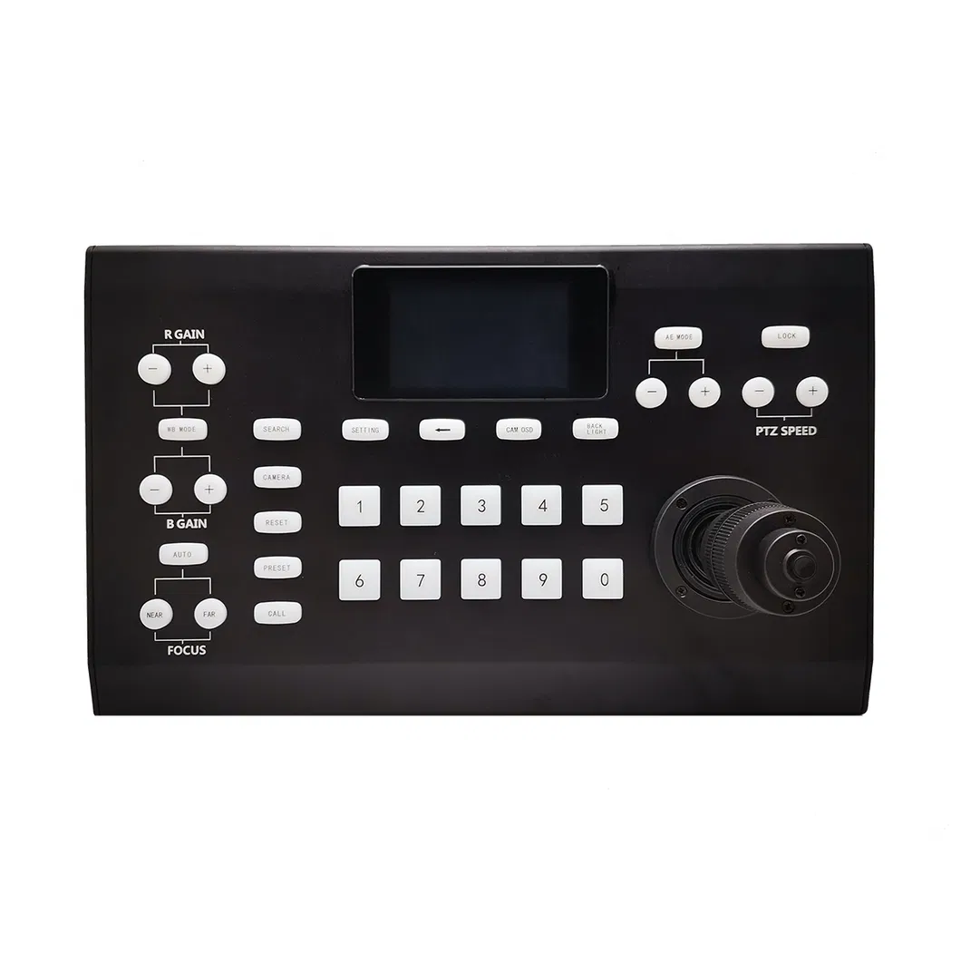 PTZ Controller Keyboard 35keys Glowing Audio Conference System
