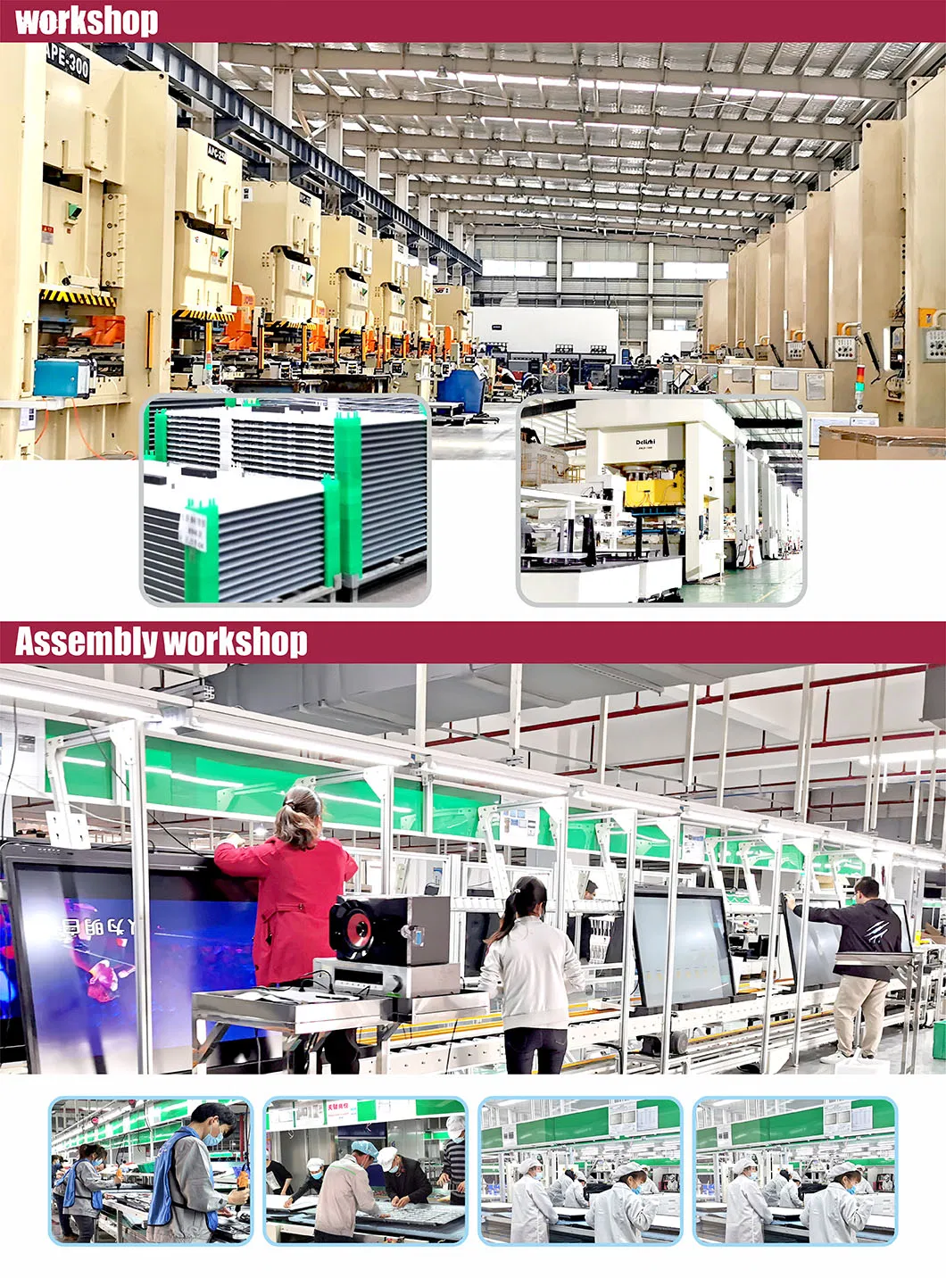 T6 Series Nesting 86 Inch SKD Built -in camera and Microphone Intelligent Smart Flat Panel
