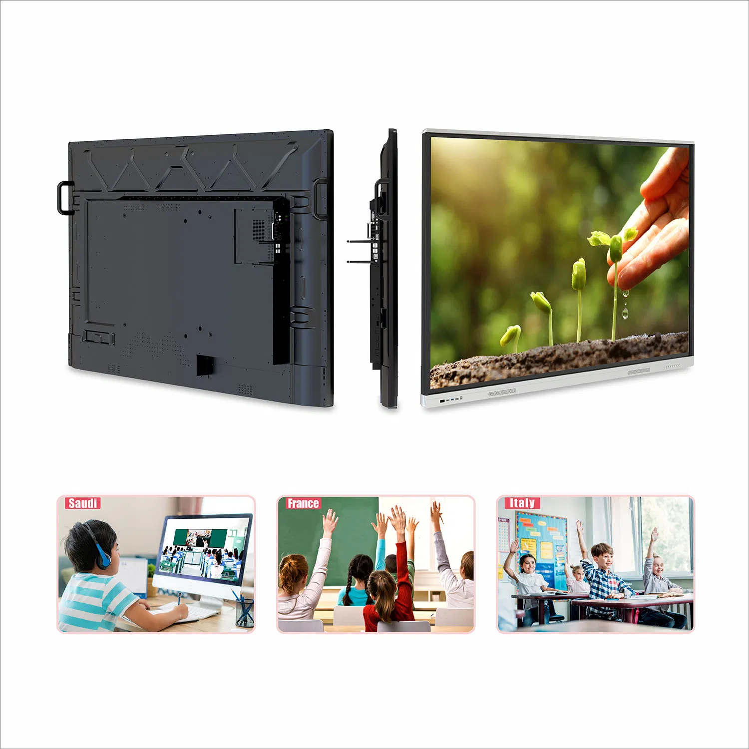 T6h86b SKD 86inch Android Smartboard Wall-Mount Digital Interactive Tablet