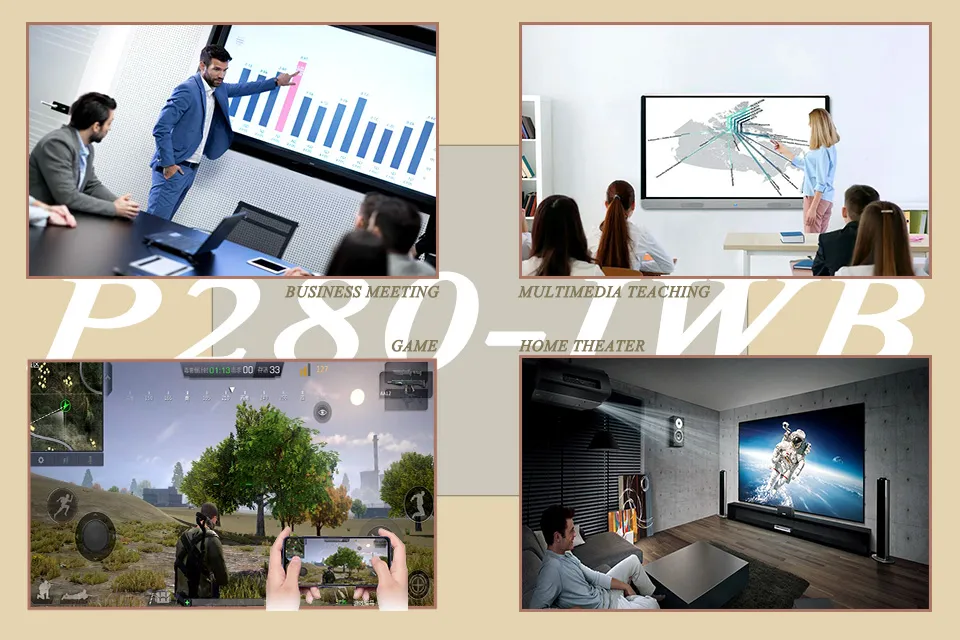 Teaching Equipment Whiteboard Large Screen Clear Touch Smart Whiteboard