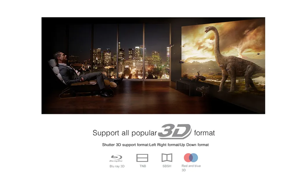 Top Hotsale HD 1080P LED DLP 3D 4K Android Smart Portable Mini Projector 4K Screen LED Projectors for Sale