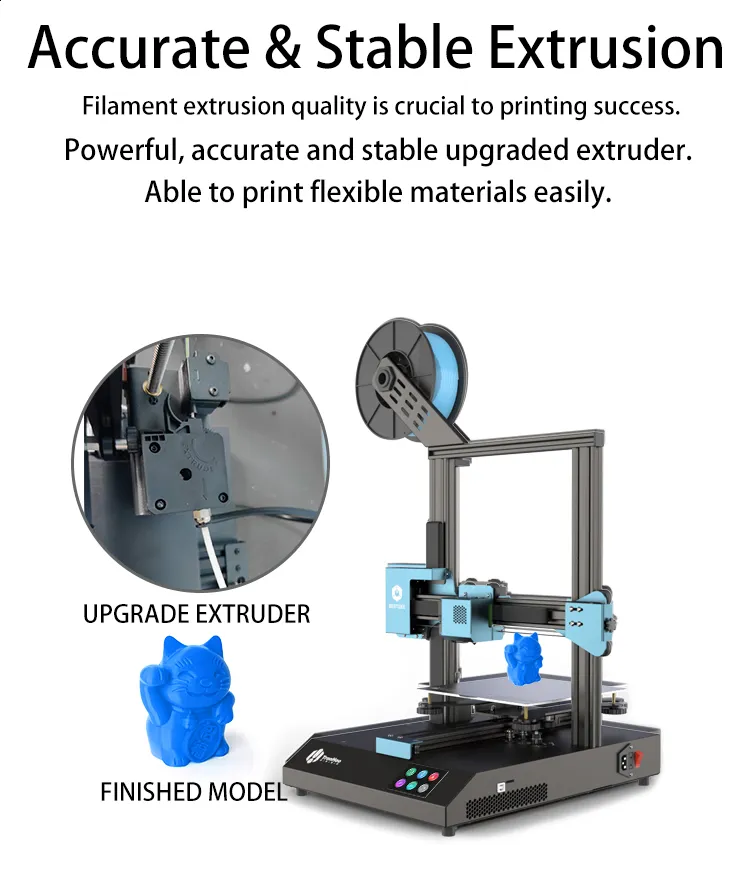 Tronhoo Wholesale Desktop 3D Printer High Precision Auto Leveling Printer