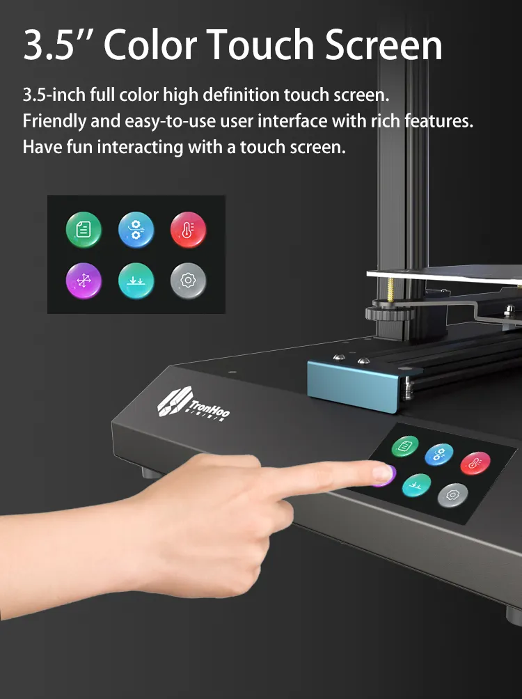 Tronhoo Wholesale Desktop 3D Printer High Precision Auto Leveling Printer