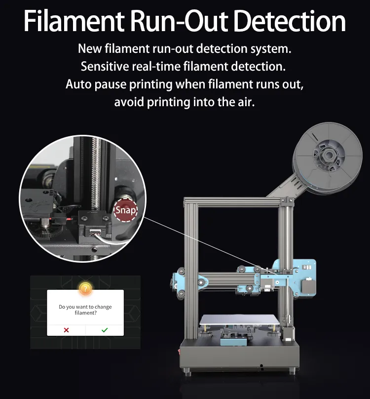 Tronhoo Wholesale Desktop 3D Printer High Precision Auto Leveling Printer