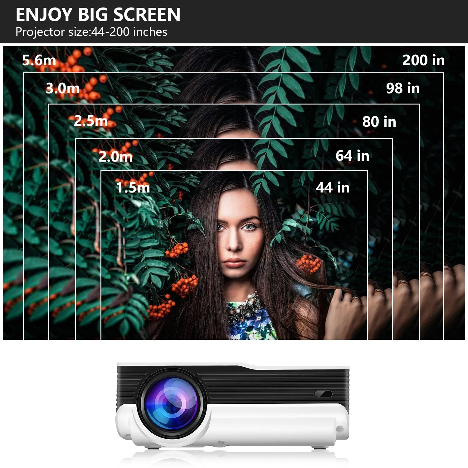 TV Share Screen Lamp Light Night Short Small Throw Home Theater Projectors