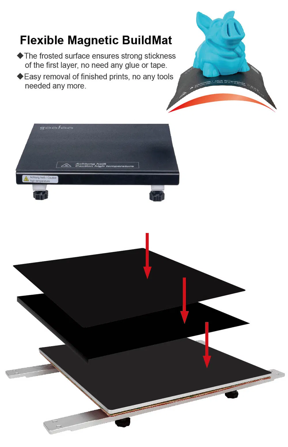 Useful 3D Prints, Auto Bed Leveling, Professional Printer, 200*200*200mm